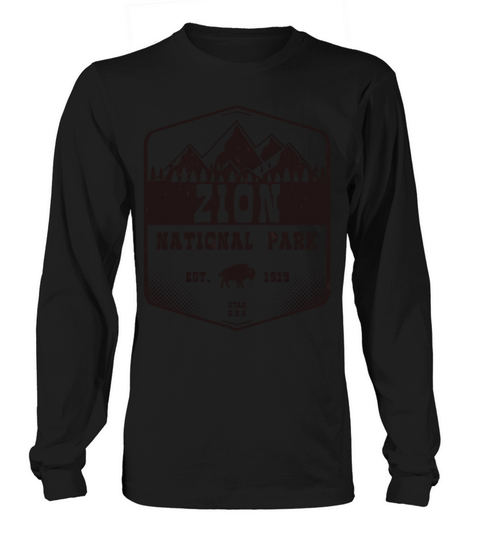 Zion National Park Utah Vintage Long sleeved Unisex