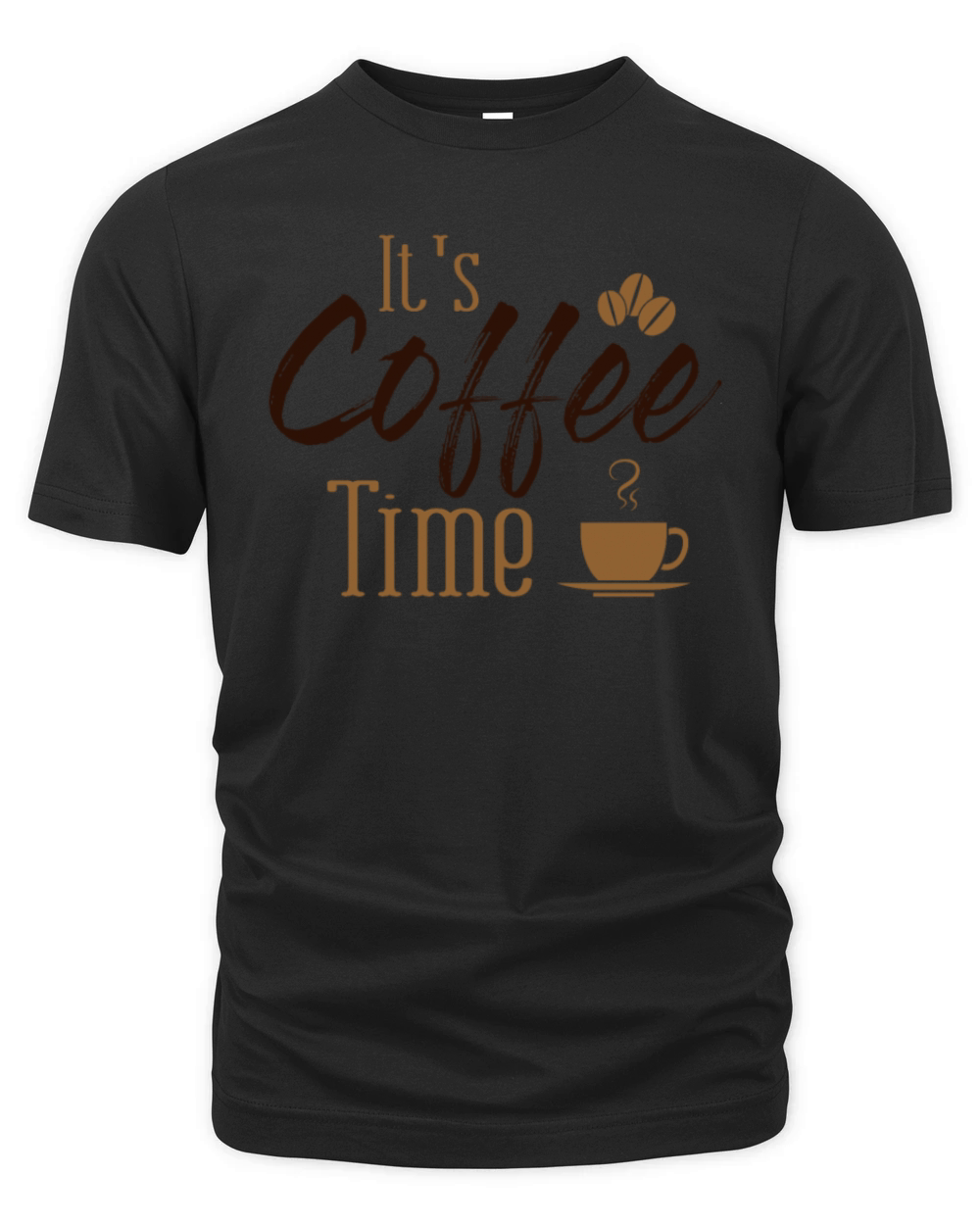 Its Coffee Time Latte Art Barista Queen Coffee Organic Unisex T-shirt
