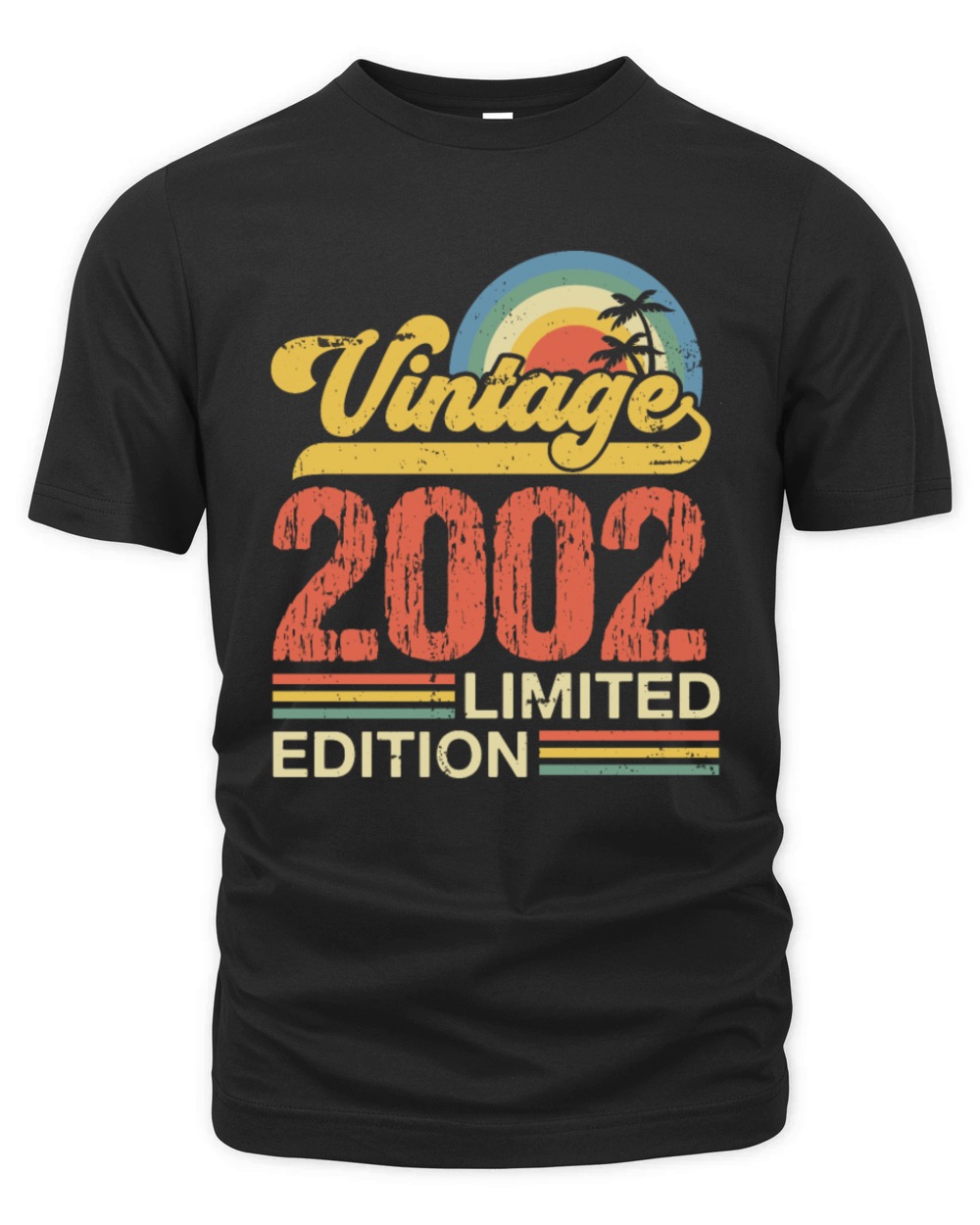 Retro Vintage 2002 Limited Edition Organic Unisex T-shirt