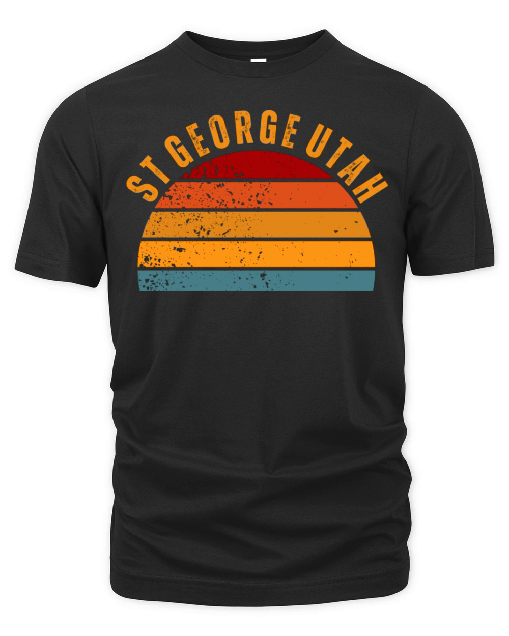 St George Utah Vintage Retro Organic Unisex T-shirt