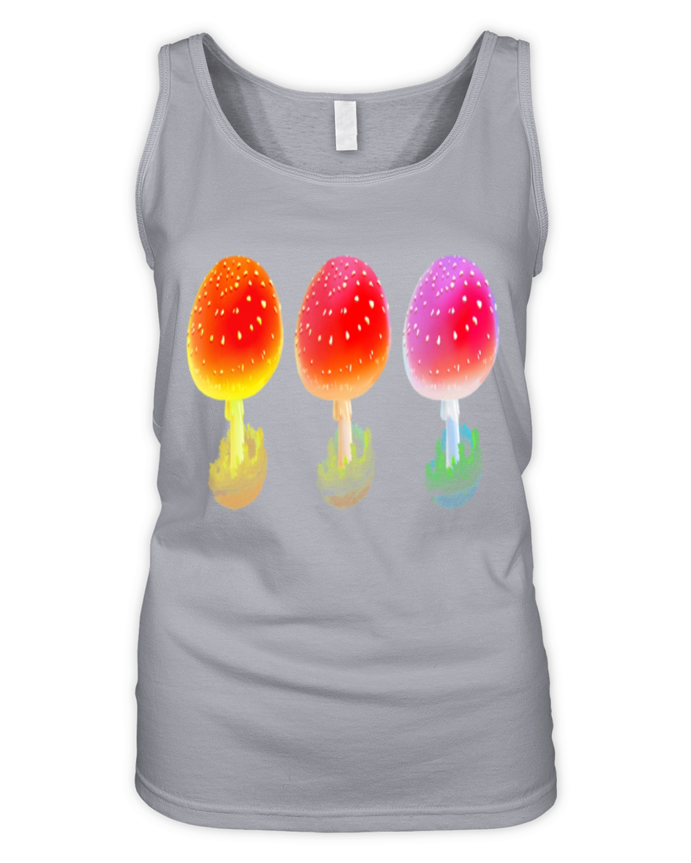 Shroom color dance mycology Amanita Organic Women's Tank Top