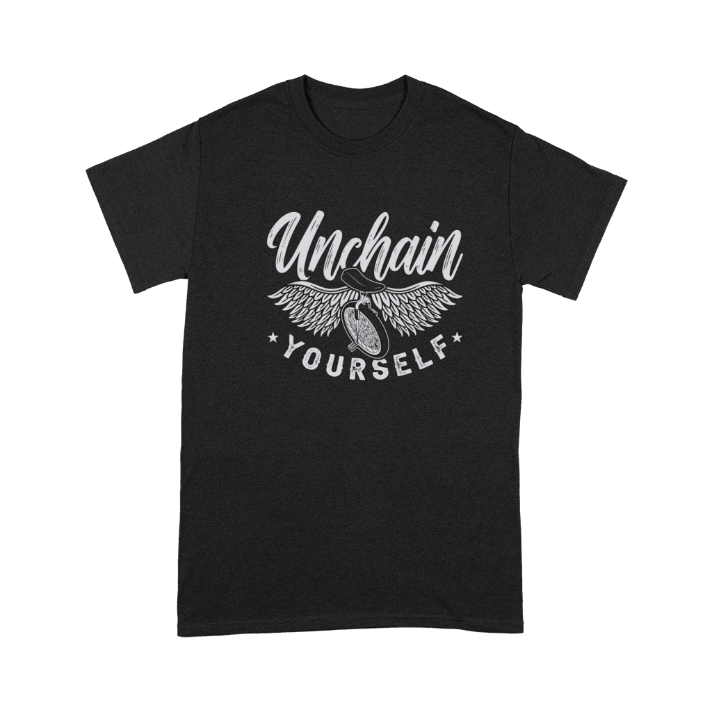 Unicycle Unchain Yourself One Wheel Unicyclist Premium T-shirt