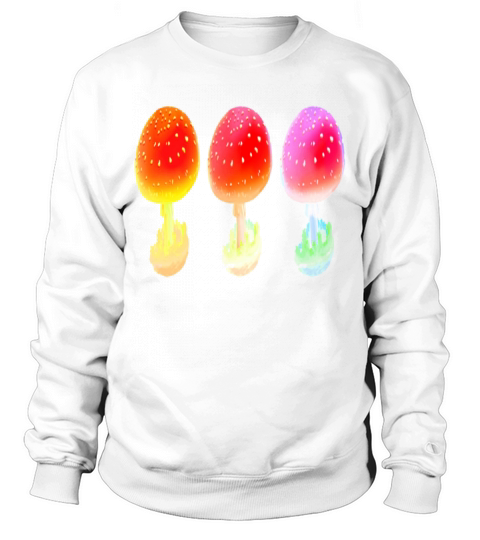 Shroom color dance mycology Amanita Sweatshirt Unisex
