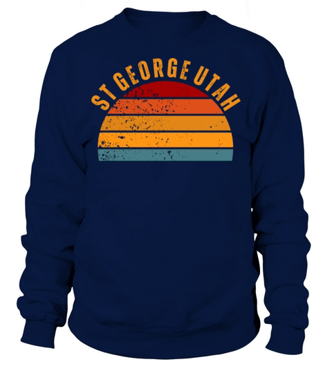 St George Utah Vintage Retro Sweatshirt Unisex
