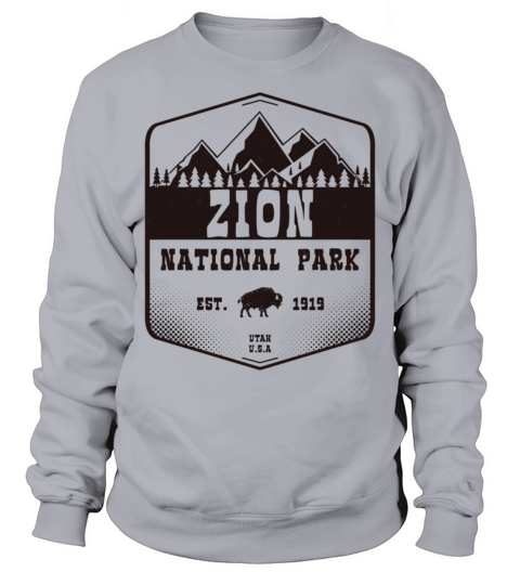 Zion National Park Utah Vintage Sweatshirt Unisex
