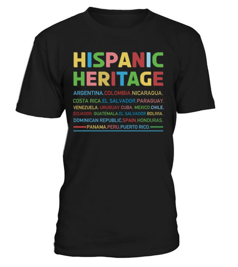 Countries Hispanic National Hispanic Heritage T-Shirt Unisex