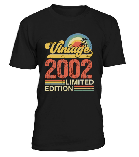 Retro Vintage 2002 Limited Edition T-Shirt Unisex