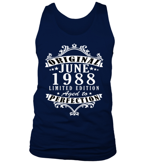 June 1988 Anniversary June Tank Top Unisex