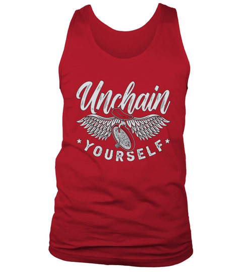 Unicycle Unchain Yourself One Wheel Unicyclist Tank Top Unisex