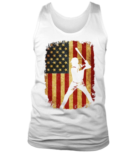 Vintage American Flag Baseball Tank Top Unisex