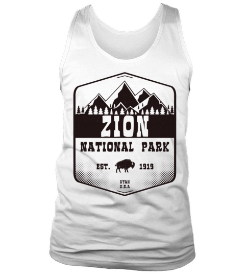 Zion National Park Utah Vintage Tank Top Unisex