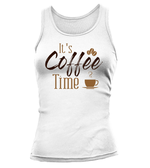 Its Coffee Time Latte Art Barista Queen Coffee Tank top Woman