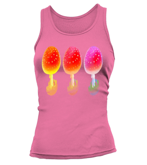 Shroom color dance mycology Amanita Tank top Woman