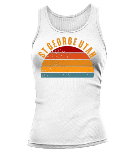 St George Utah Vintage Retro Tank top Woman