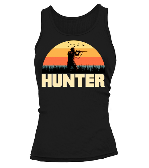 vintage retro hunter Tank top Woman