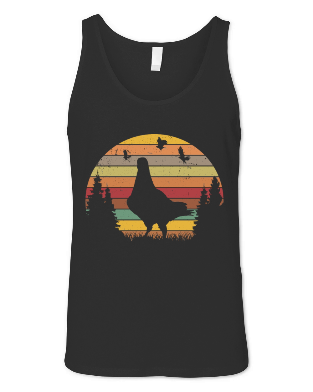 Pigeon Retro Fanciers Vintage Unisex Jersey Tank