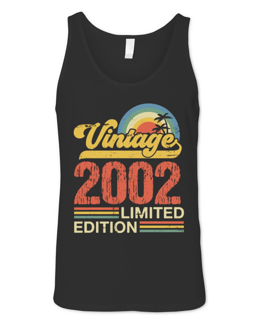Retro Vintage 2002 Limited Edition Unisex Jersey Tank