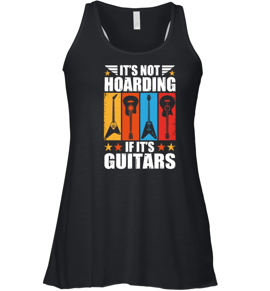 It s Not Hoarding If It s Guitars Vintage Guitar Women's Flowy Tank Top