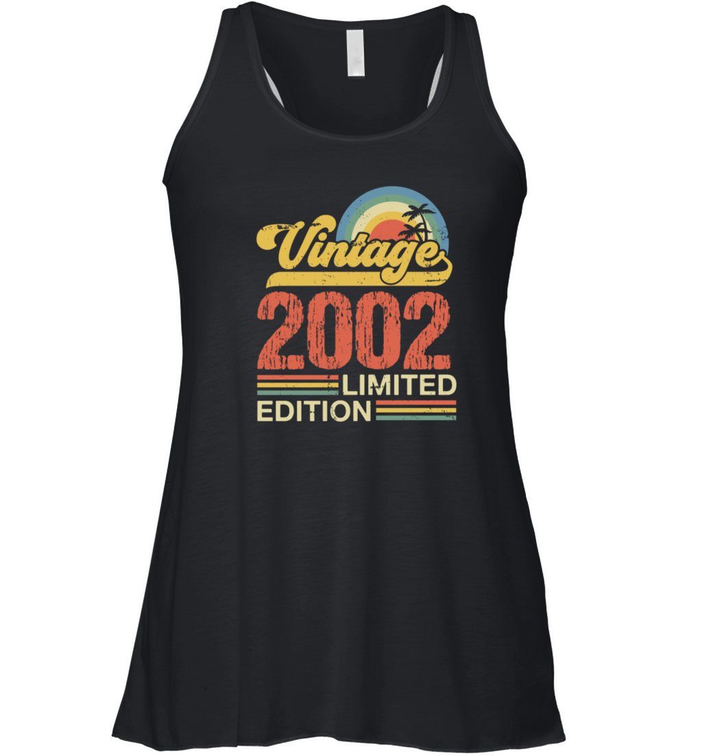 Retro Vintage 2002 Limited Edition Women's Flowy Tank Top