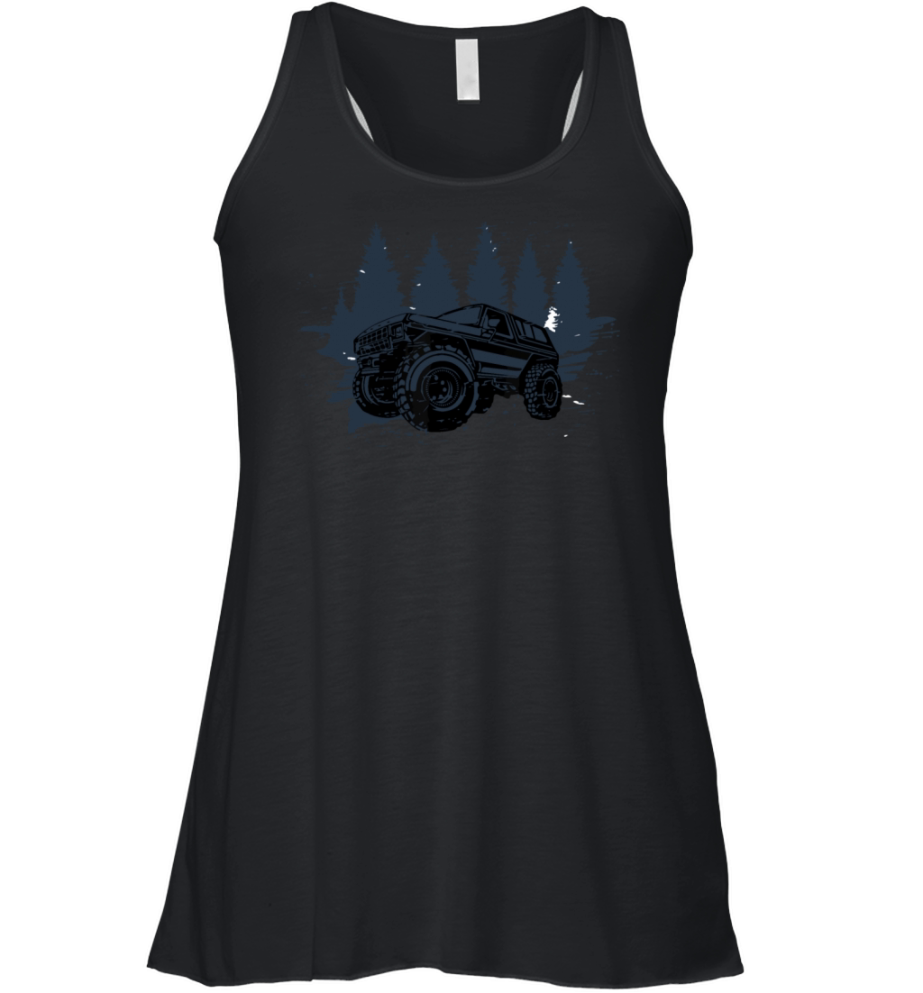 Vintage Retro 70s 4x4 Off Roading Women's Flowy Tank Top