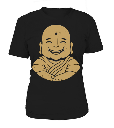 Happy Buddha Vintage Art Women's T-Shirt