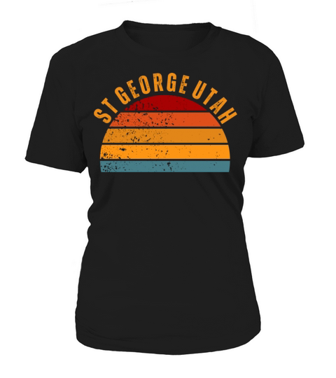 St George Utah Vintage Retro Women's T-Shirt