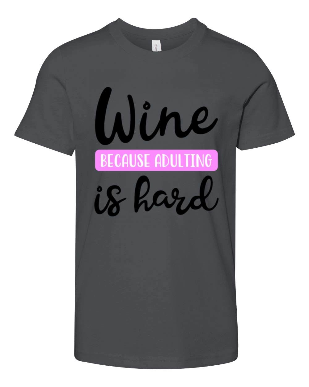 I love wine Youth Unisex Jersey Tee