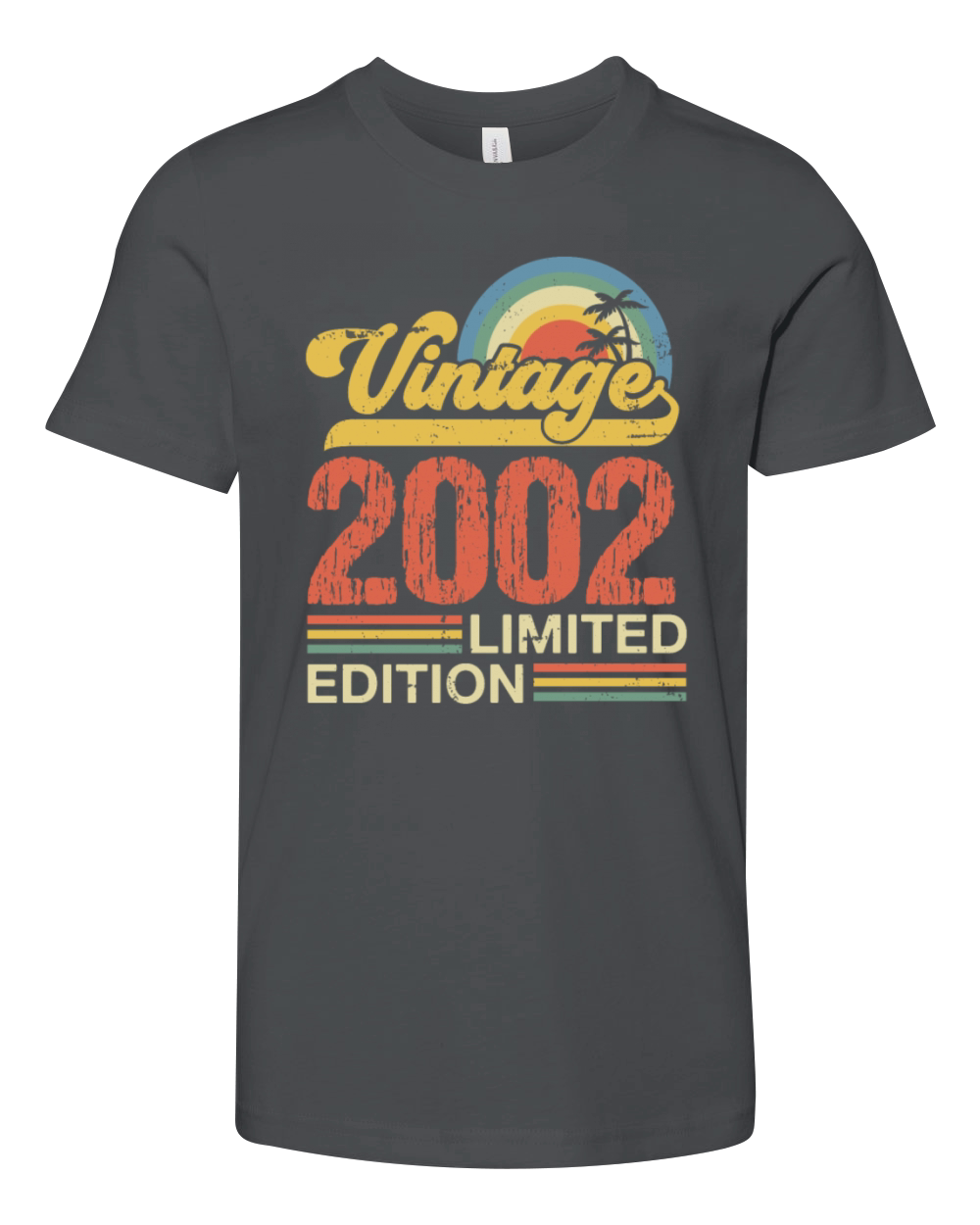 Retro Vintage 2002 Limited Edition Youth Unisex Jersey Tee