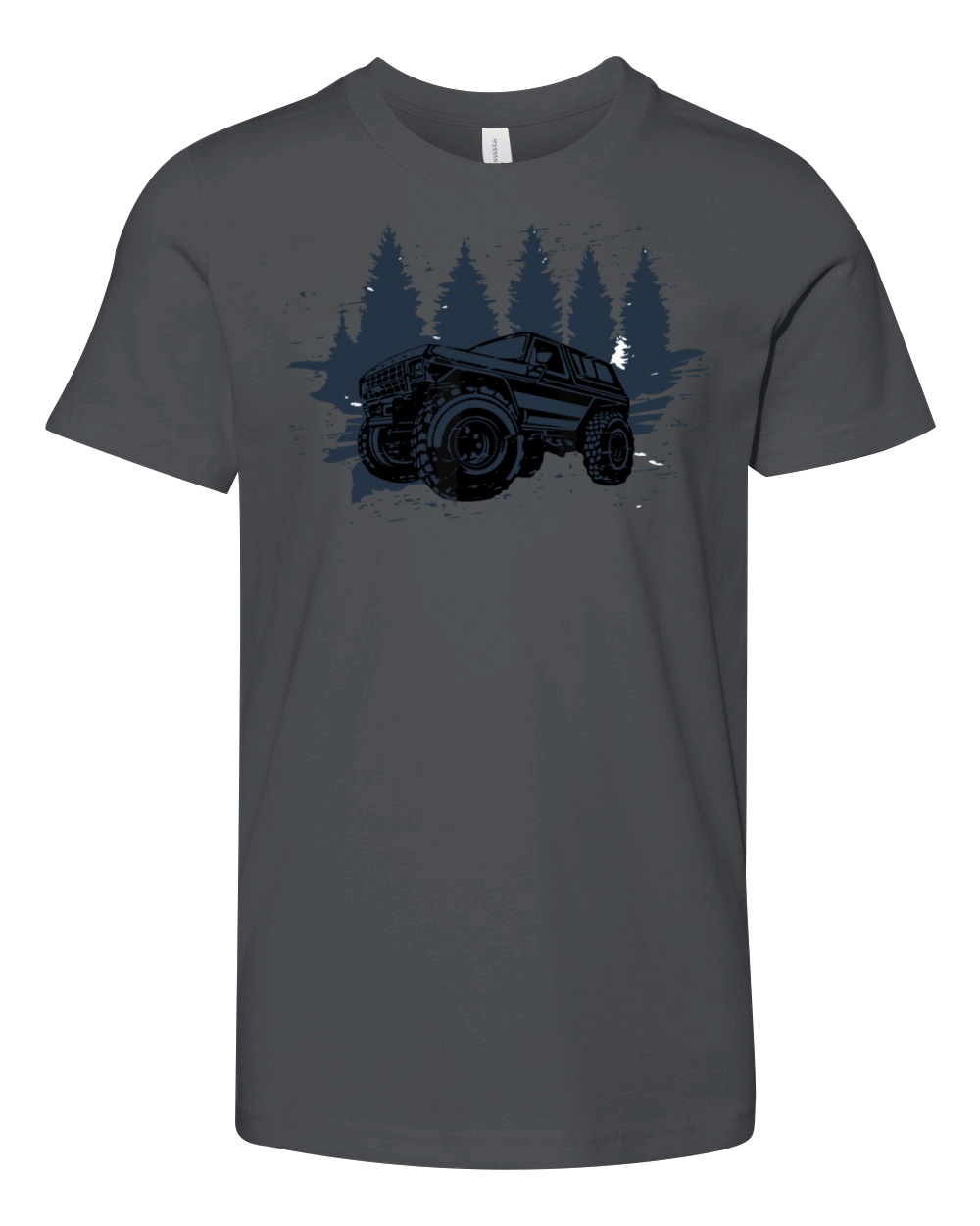Vintage Retro 70s 4x4 Off Roading Youth Unisex Jersey Tee