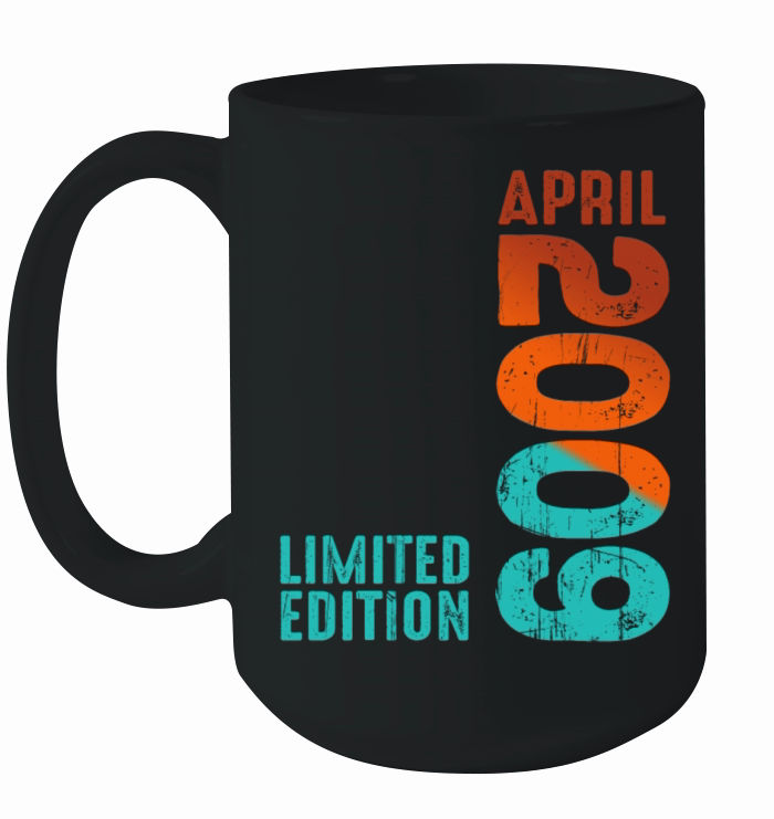 Since April 2009 Year 2009 Retro Vintage 2009 Ceramic Mug