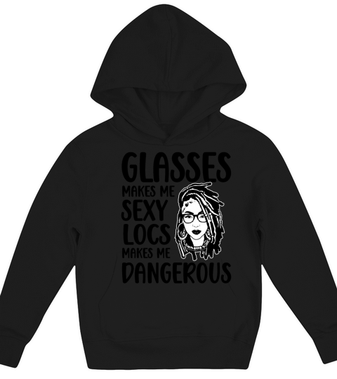 Its the Locs For Me - Afro Hair Black American Kids Hoodie
