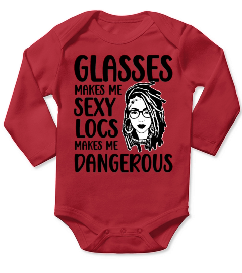 Its the Locs For Me - Afro Hair Black American Long Sleeve Baby One-Piece