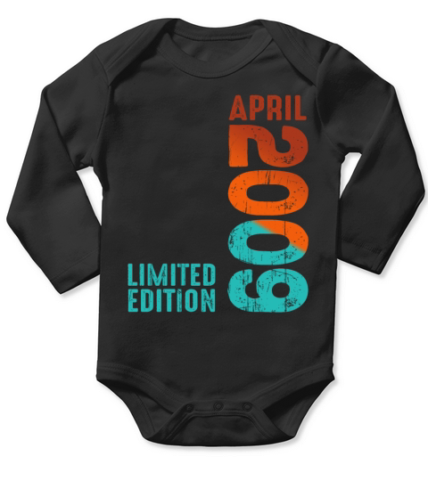 Since April 2009 Year 2009 Retro Vintage 2009 Long Sleeve Baby One-Piece