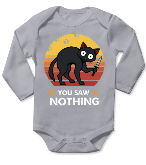You Saw Nothing Long Sleeve Baby One-Piece
