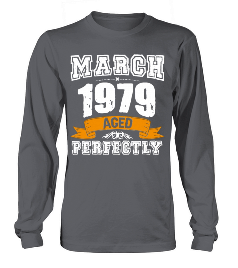March 1979 Vintage Birthday Present Long sleeved Unisex