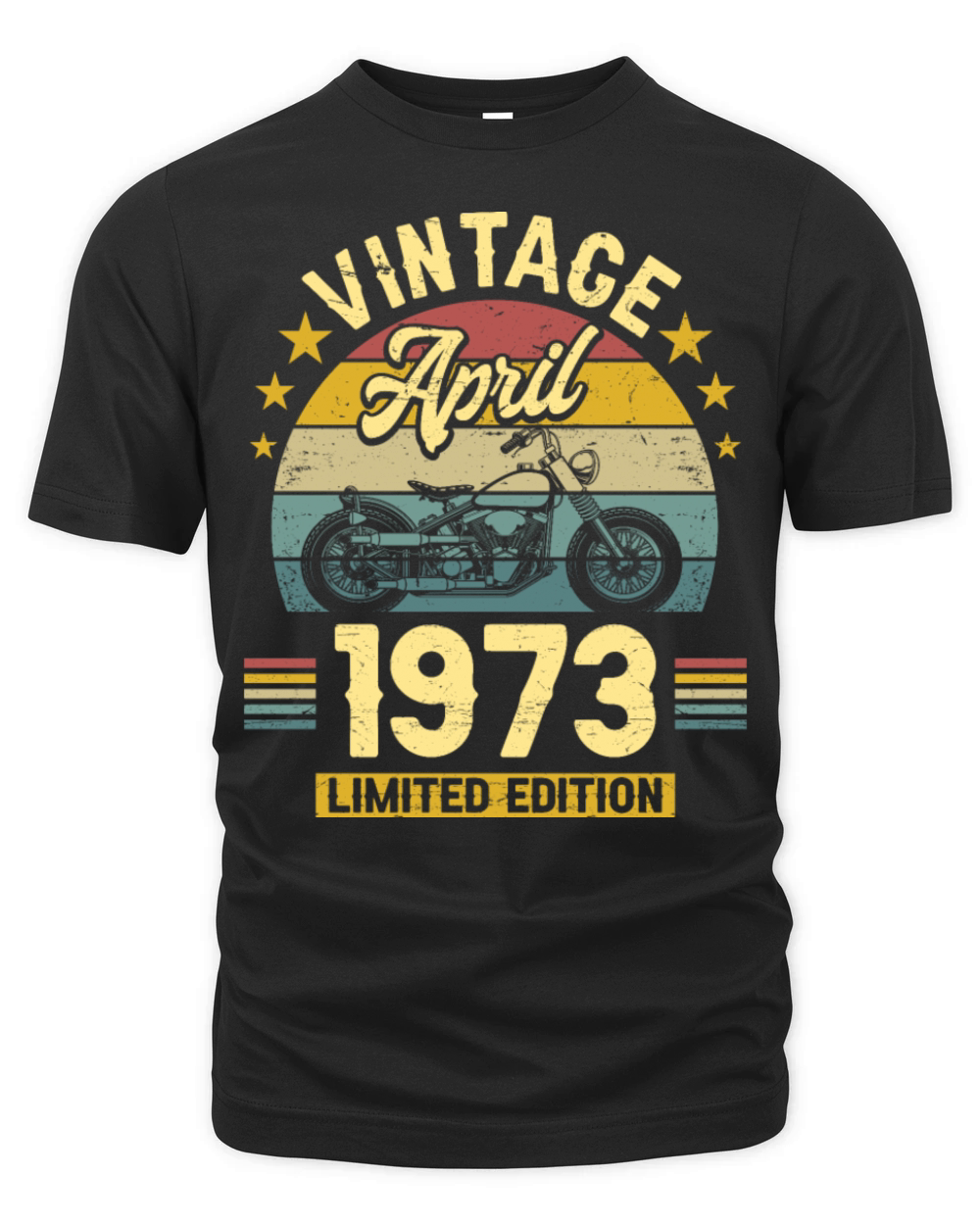 April 1973 50 Years Old Vintage 50th Birthday Organic Unisex T-shirt