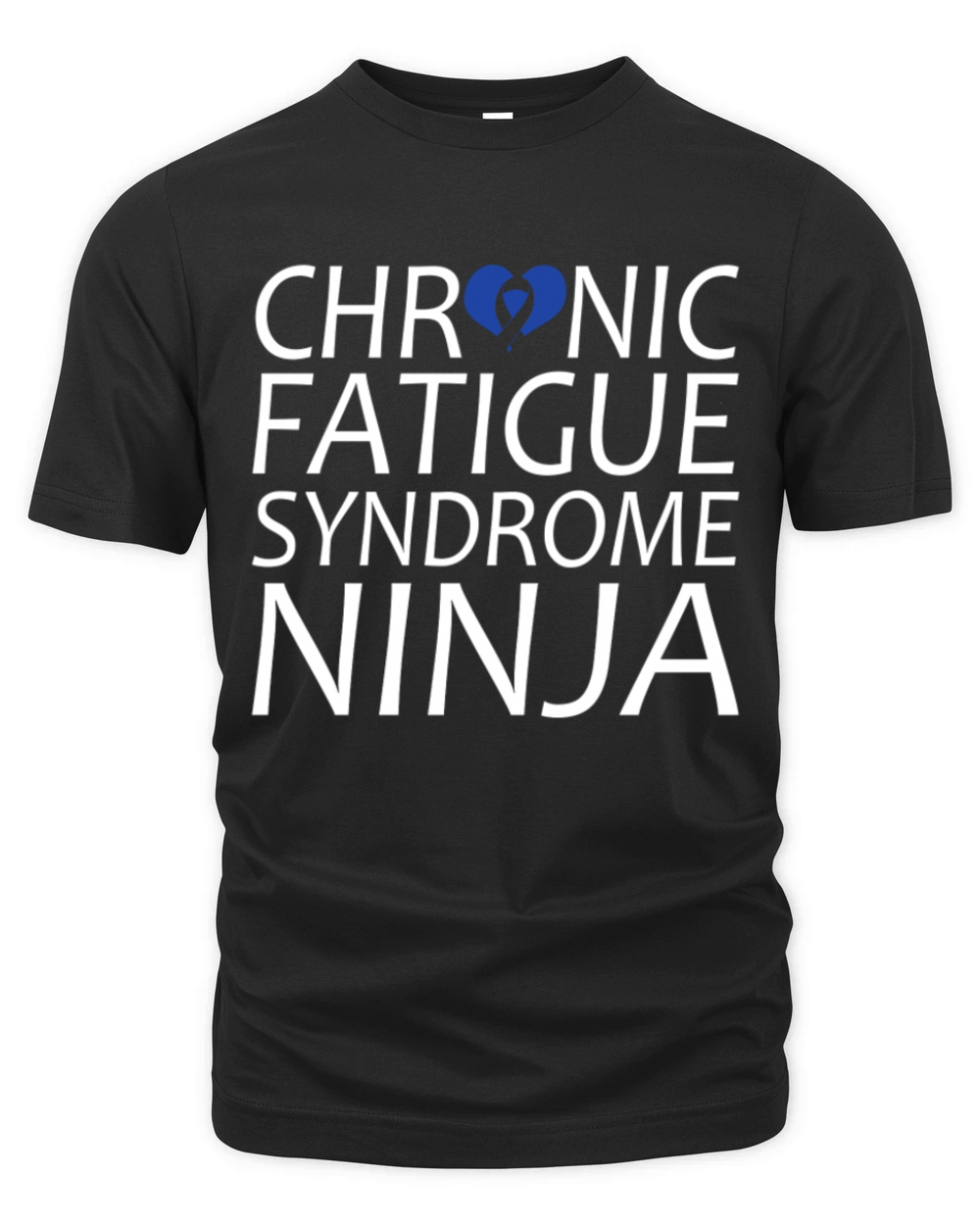Chronic Fatigue Syndrome Ninja Organic Unisex T-shirt