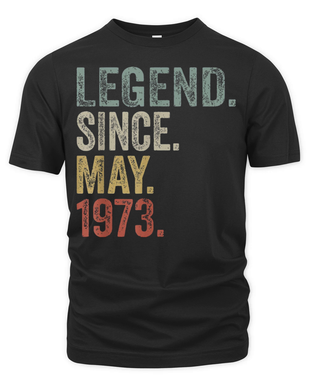 Funny 50 Years Old May 1973 Vintage Retro 50th Organic Unisex T-shirt