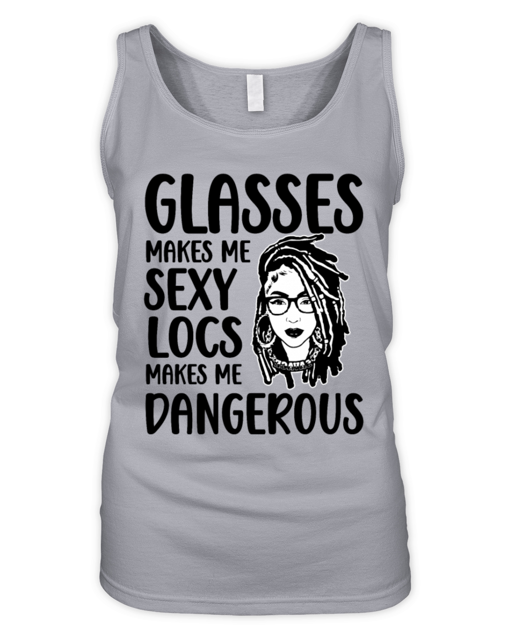 Its the Locs For Me - Afro Hair Black American Organic Women's Tank Top