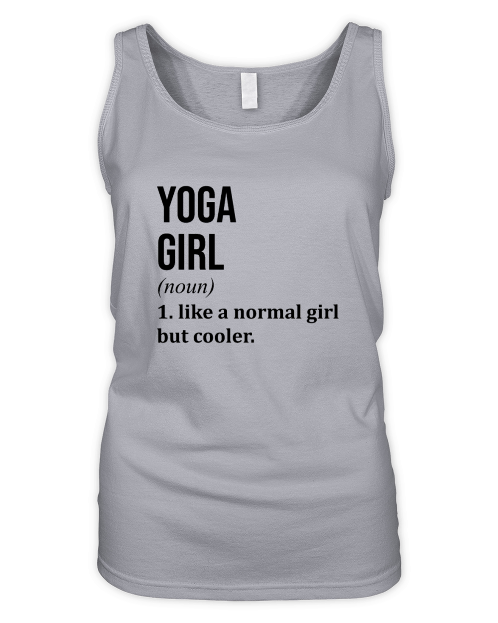 Yoga Girl Funny Quote Organic Women's Tank Top