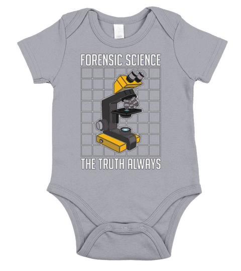 Forensic Science The Truth Always Investigation Short Sleeve Baby One-Piece