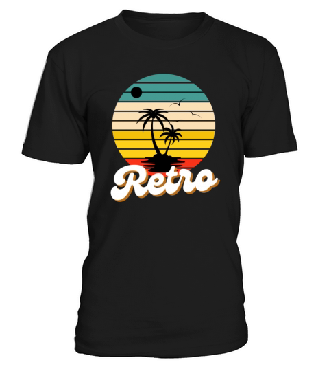 Retro vintage shirt with beach and sun tshirts T-Shirt Unisex