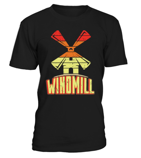 Windmill Distressed Vintage T-Shirt Unisex