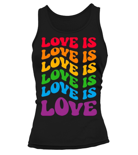 Love Is Love Gay LGBT Tank top Woman