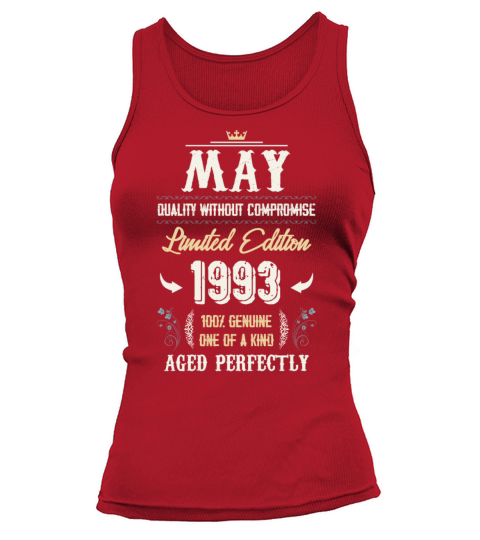 May 1993 Vintage Birthday Present Tank top Woman