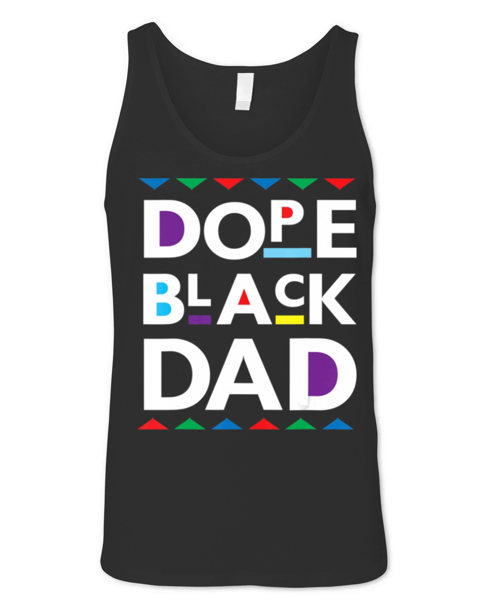 Dope Black Dad Black History Dope Black Father Unisex Jersey Tank