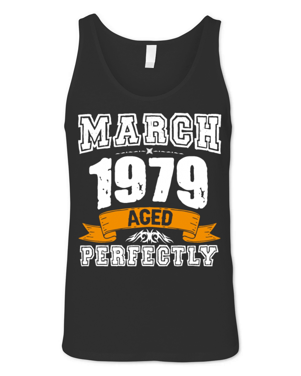 March 1979 Vintage Birthday Present Unisex Jersey Tank