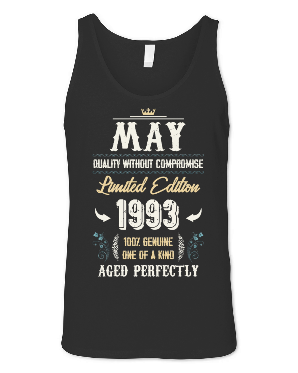 May 1993 Vintage Birthday Present Unisex Jersey Tank