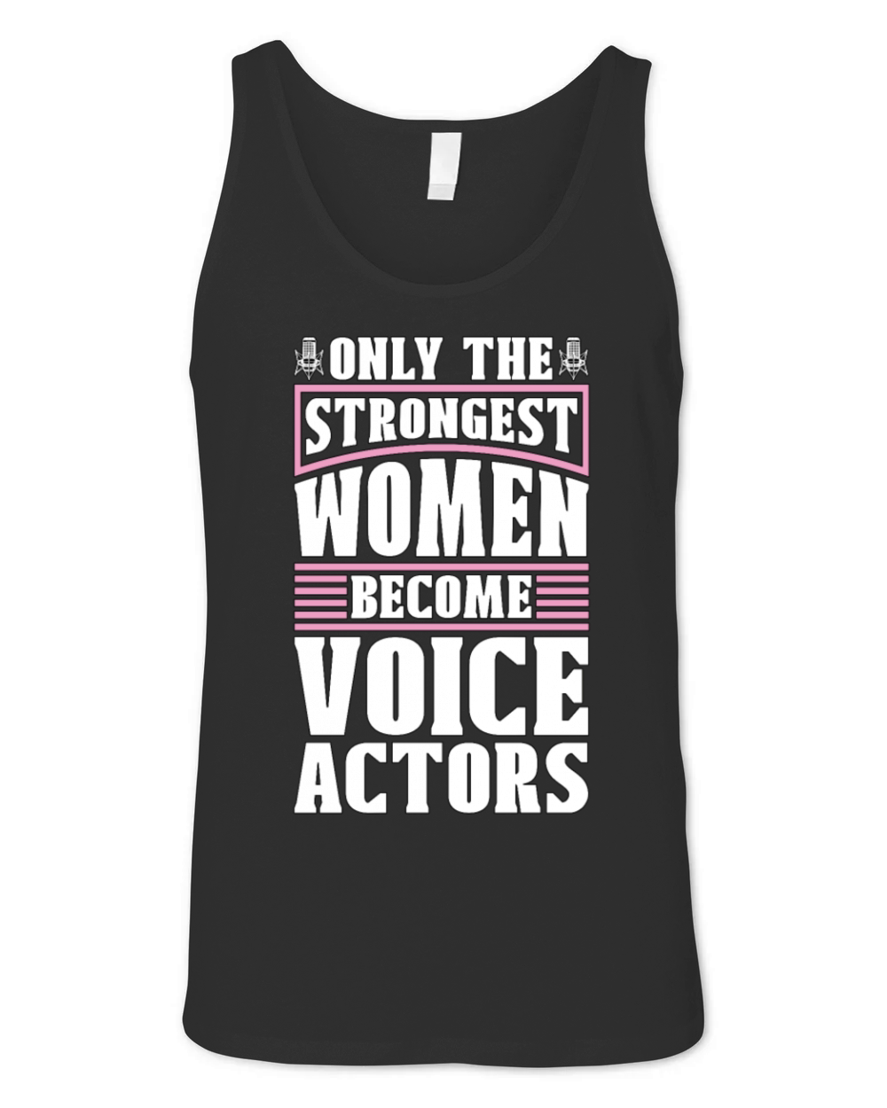 Voice Actor Only The Strongest Women Voice Art Unisex Jersey Tank