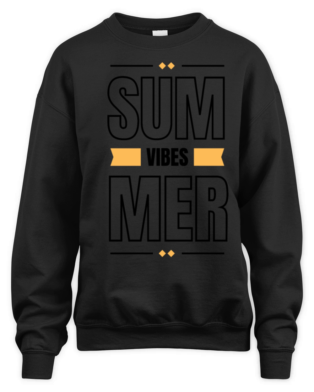 Summer Vibes design Hello Summer Season Unisex Premium Crewneck Sweatshirt